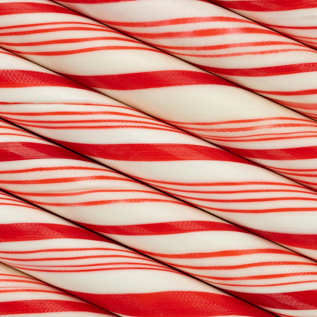 12ct Peppermint Candy Canes Red & White Hard Candy O72465