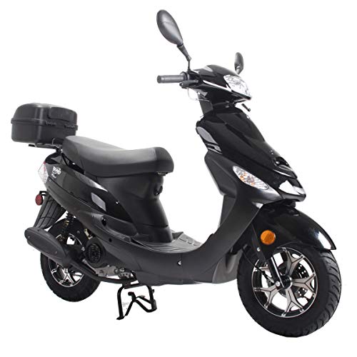 50cc Gas Moped with 10" Aluminum Wheels E2018