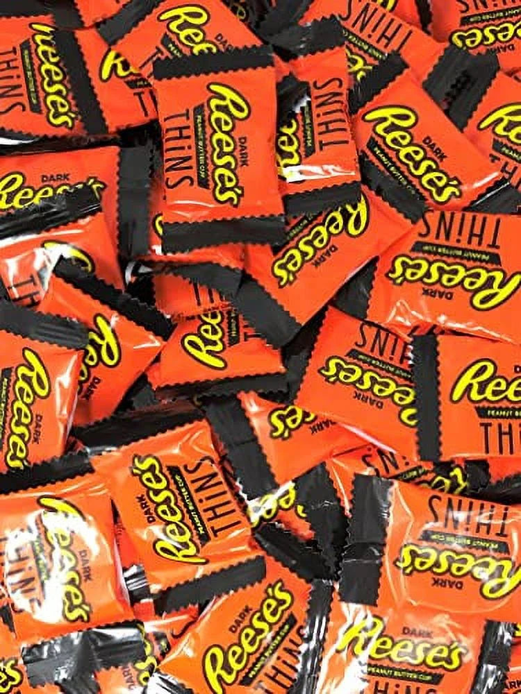 Dark Chocolate Peanut Butter Cups Candy, Bulk 5 Pounds D965