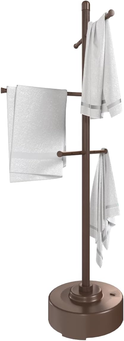 Brown Freestanding Pool Towel Rack H3787