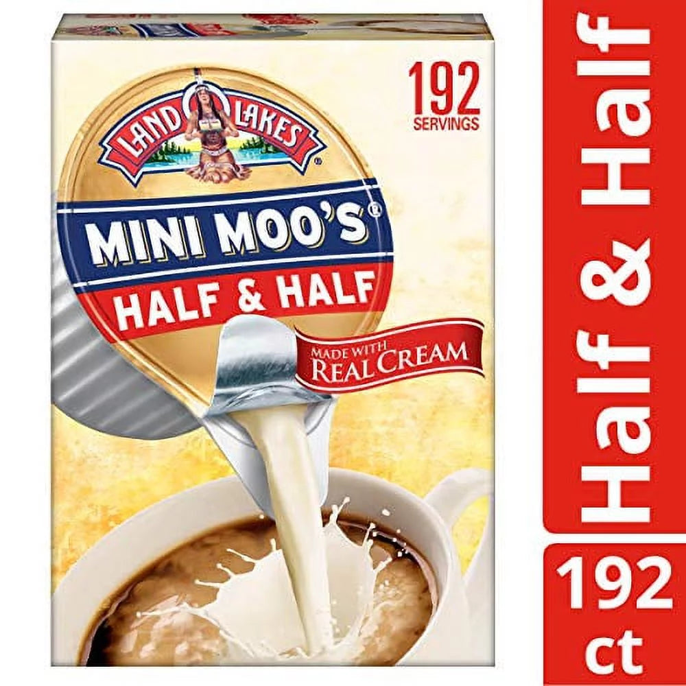 Mini Moos Creamer Half & Half Cups 192 Count 54 Fl Oz M6068