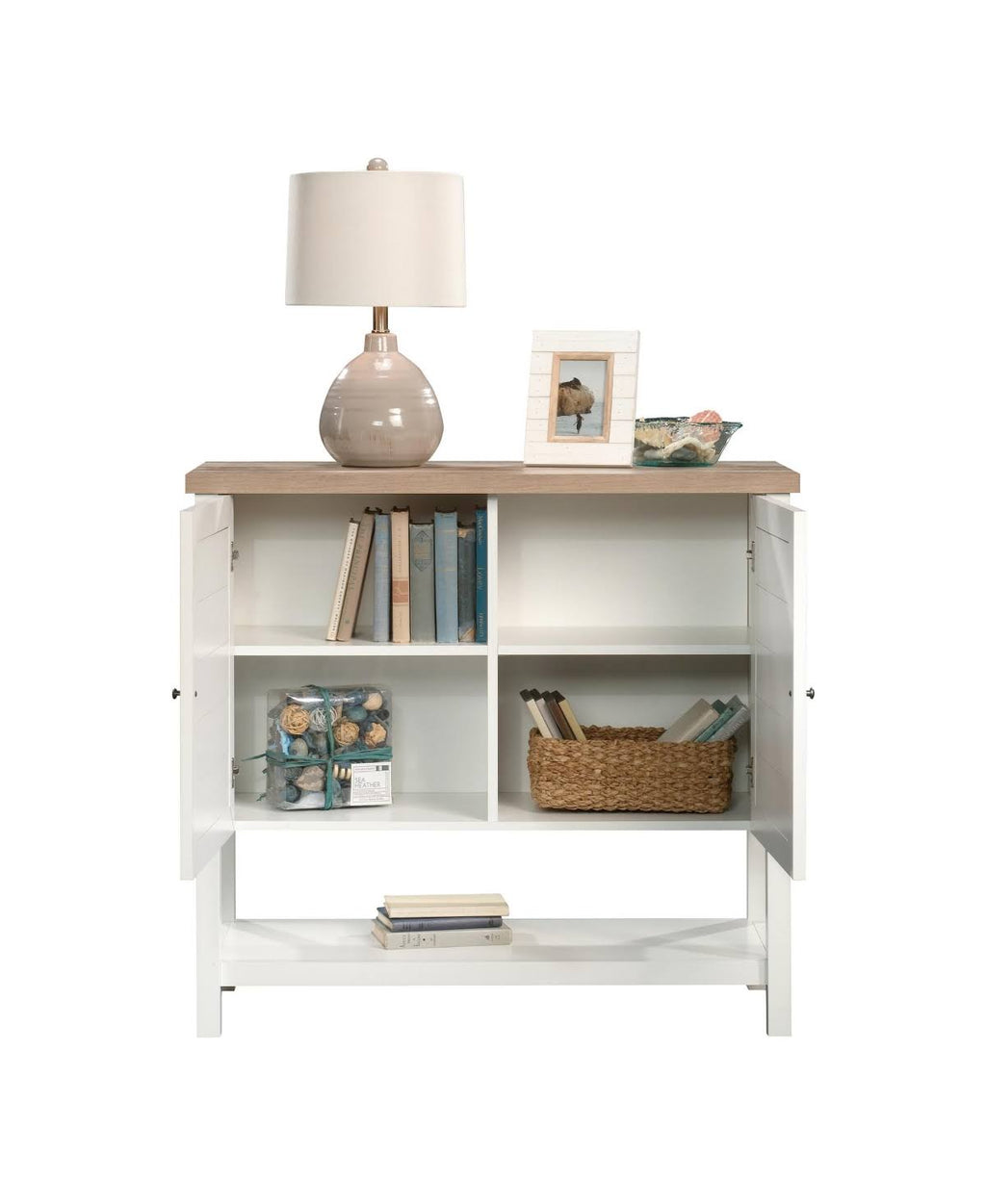 Soft White Storage Cabinet A7461