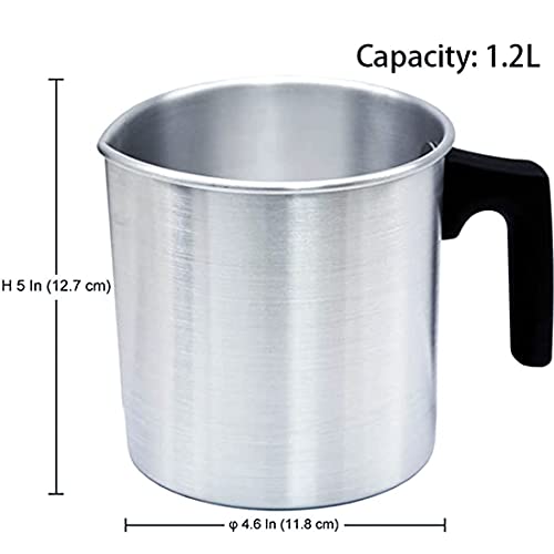 1.2L Aluminum Candle Wax Melting Pot R424982