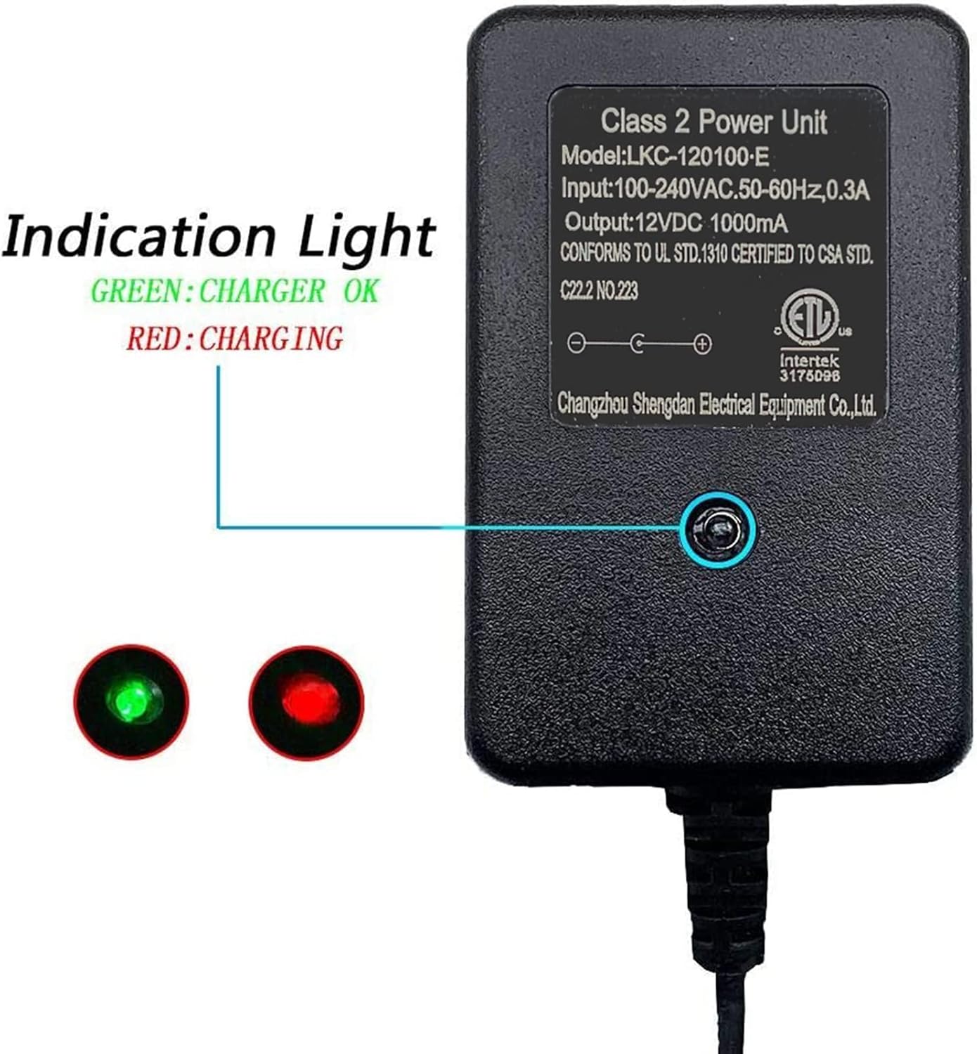 12V Battery Charger for Kids Ride On Car X31444