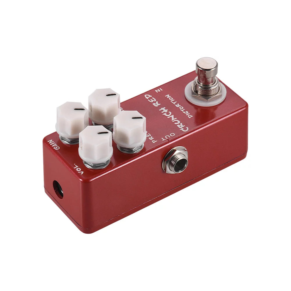 CRUNCH RED Distortion Guitar Effect Pedal X4693