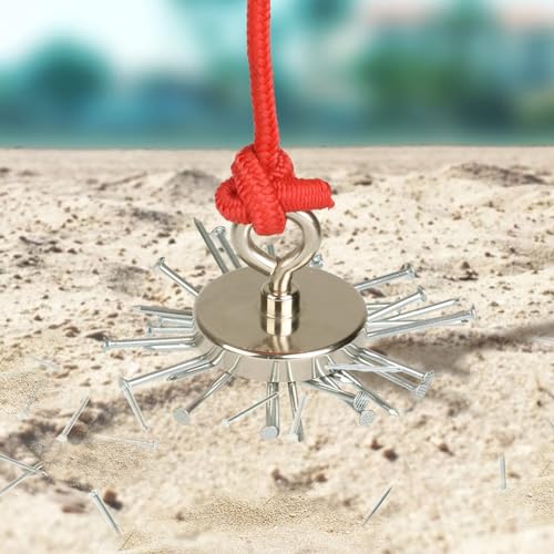 1000 lbs Pulling Force Neodymium Fishing Magnet with Countersunk Hole Eyebolt R29000