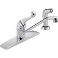 Single Handle Kitchen Faucet with Spray - Chrome W1663
