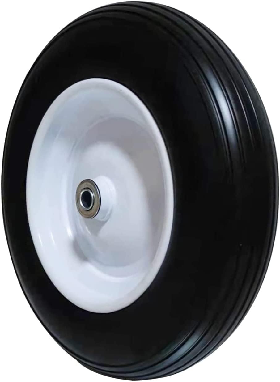 Ribbed Tread Black Wheelbarrow H7442