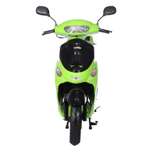 Black 50 Moped with 10" Aluminum Wheels P3429