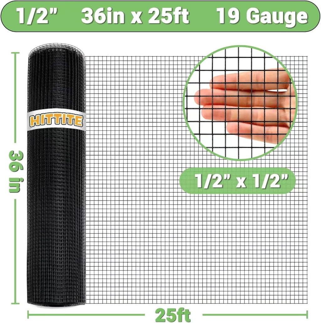 Black PVC Coated Welded Wire Mesh M24920