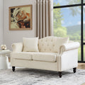 Grey Velvet 2 Seater Chesterfield Sofa G767352