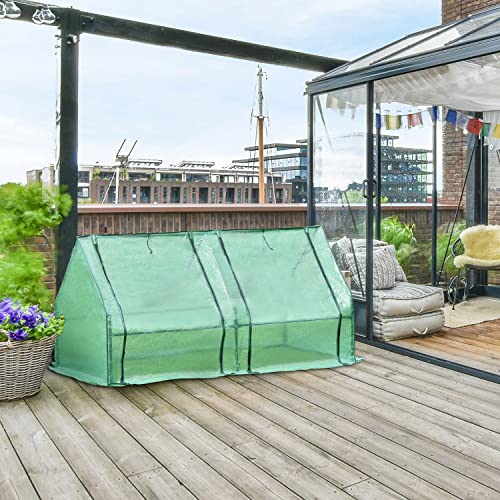 6 ft. x 3 ft. x 3ft. Mini Greenhouse with 2 Zipper Doors K7817