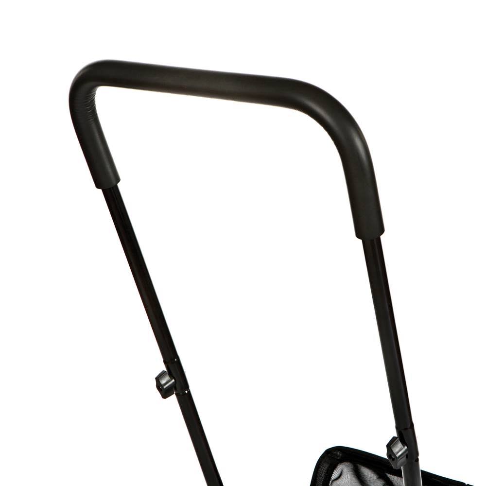 Black Manual Reel Mower with Grass Catcher S60857