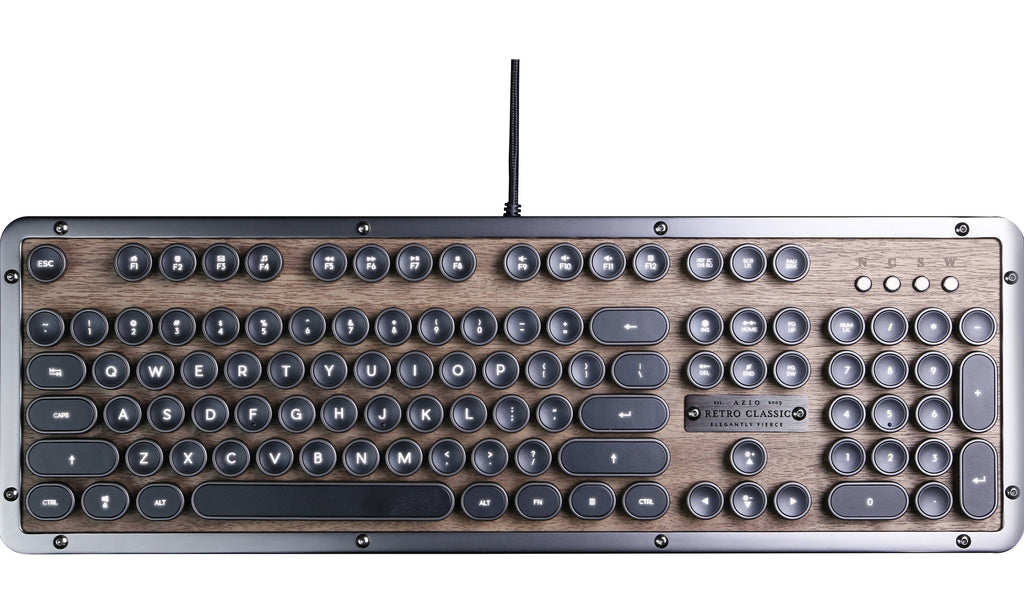 Retro Classic USB Backlit Mechanical Keyboard W507366