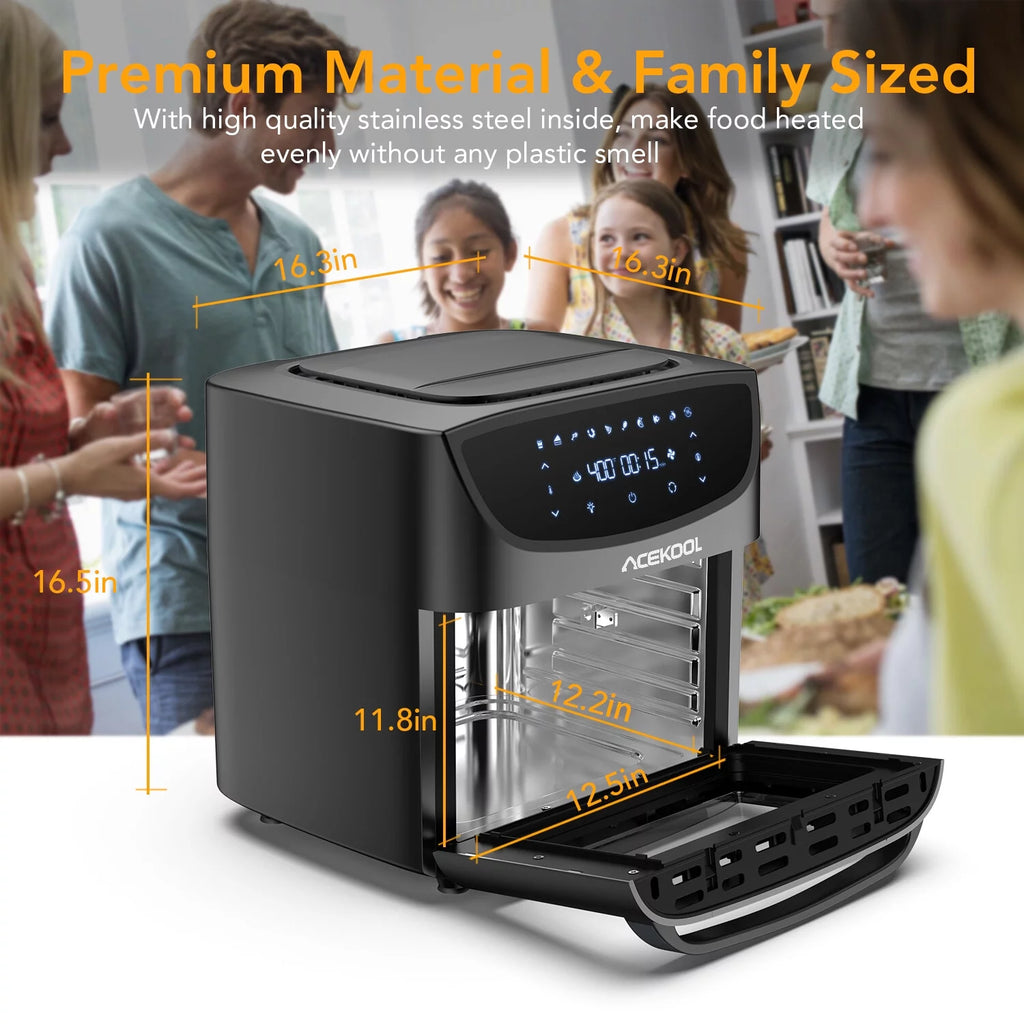 19 Qt 1800 W 10-in-1 Digital Air Fryer Oven D5267