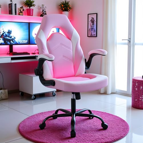 Red/Black Gaming Chair with Footrest G6397