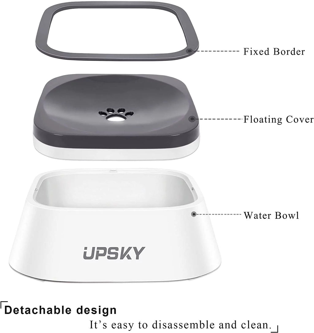 No Spill No Drip 35oz Pet Water Bowl Z985
