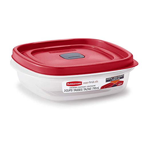 3-Cup Vented Lid Food Storage Container (4) E615171