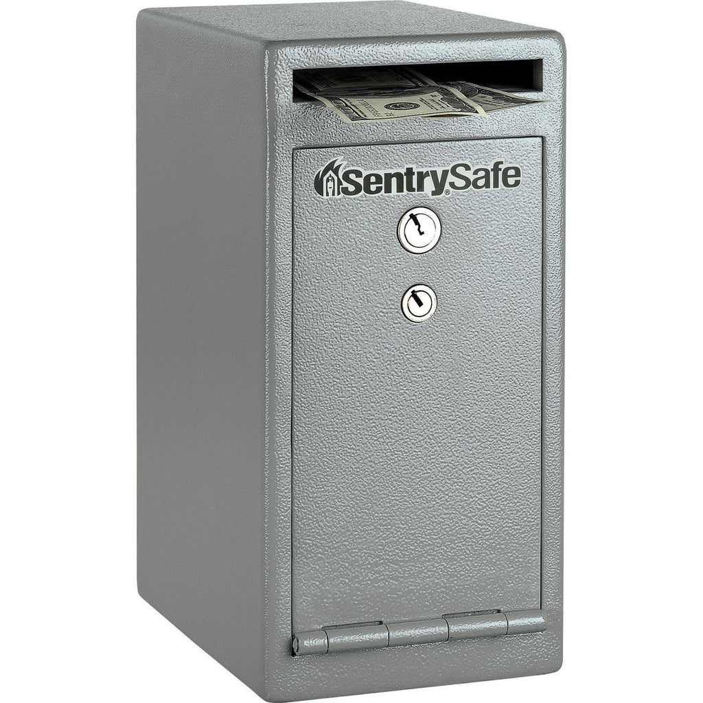 Gray Key Lock Depository Safe M9717