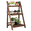3-Tier Wooden Folding Plant Stand T181