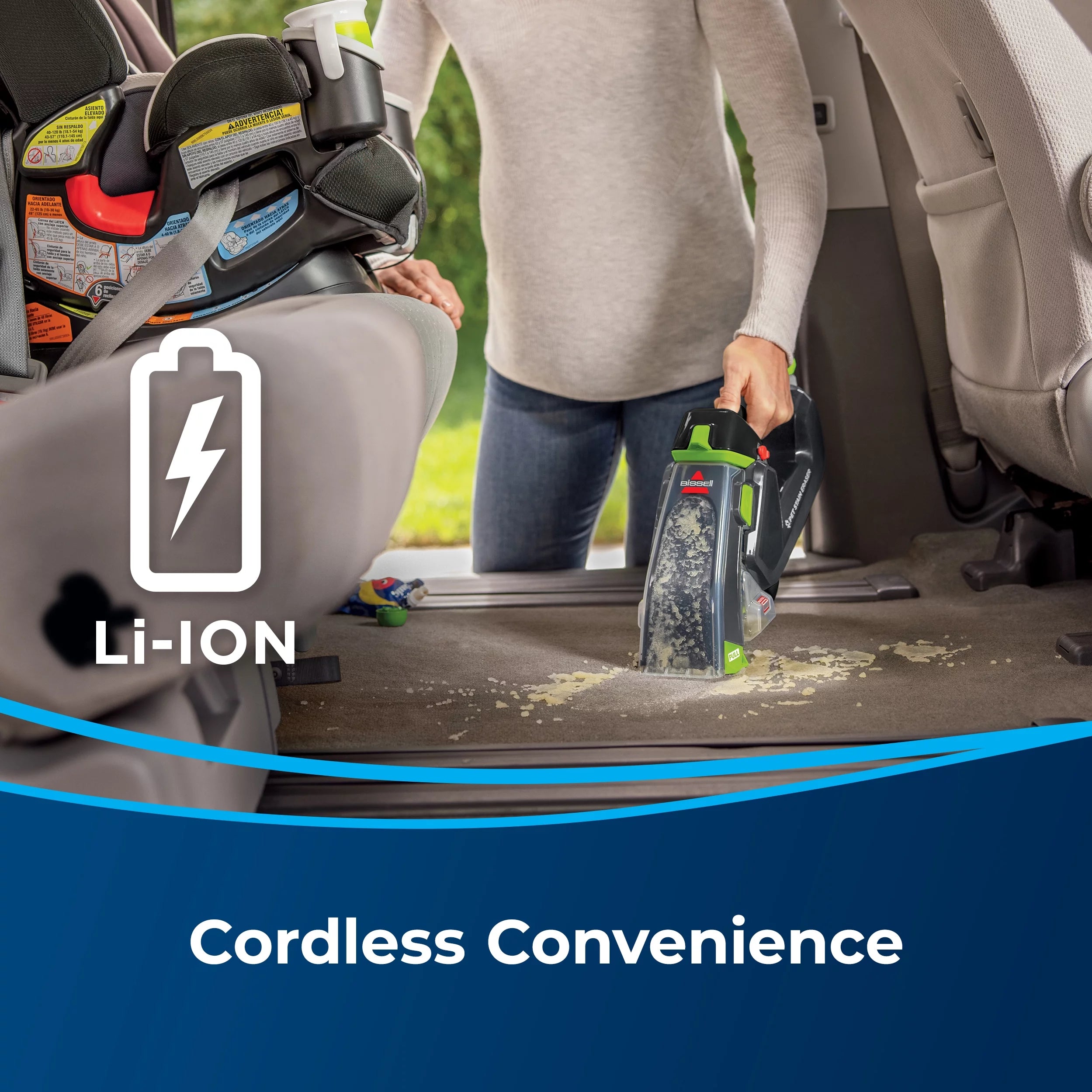 Cordless Portable Carpet Cleaner B849