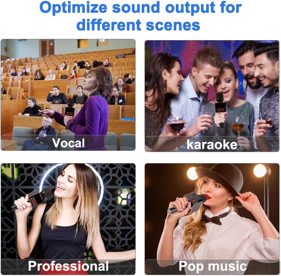 12w Cardioid Dynamic Wireless Bluetooth Karaoke Microphone I592