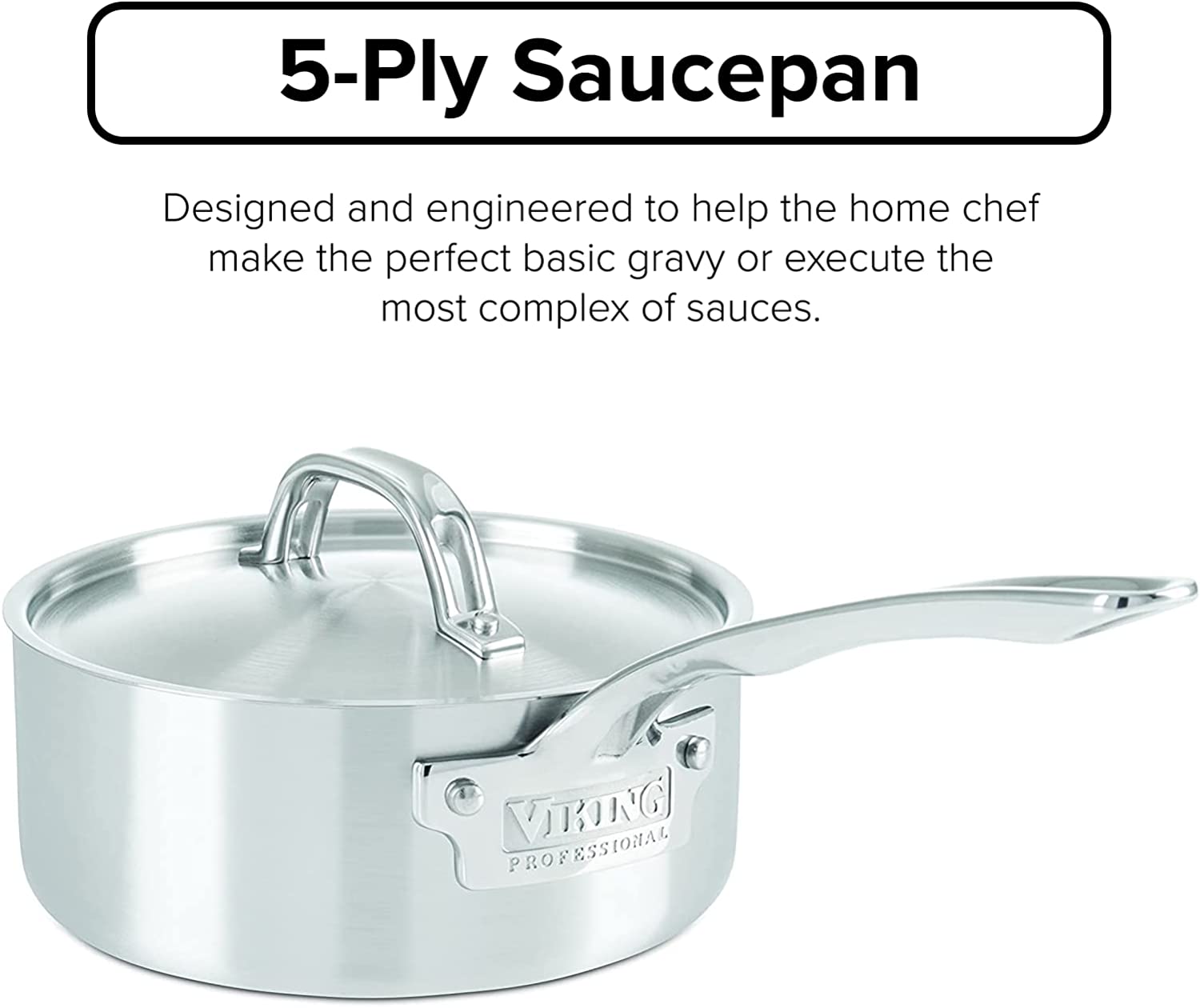 10 Piece 5-Ply Stainless Steel Cookware Set K6092