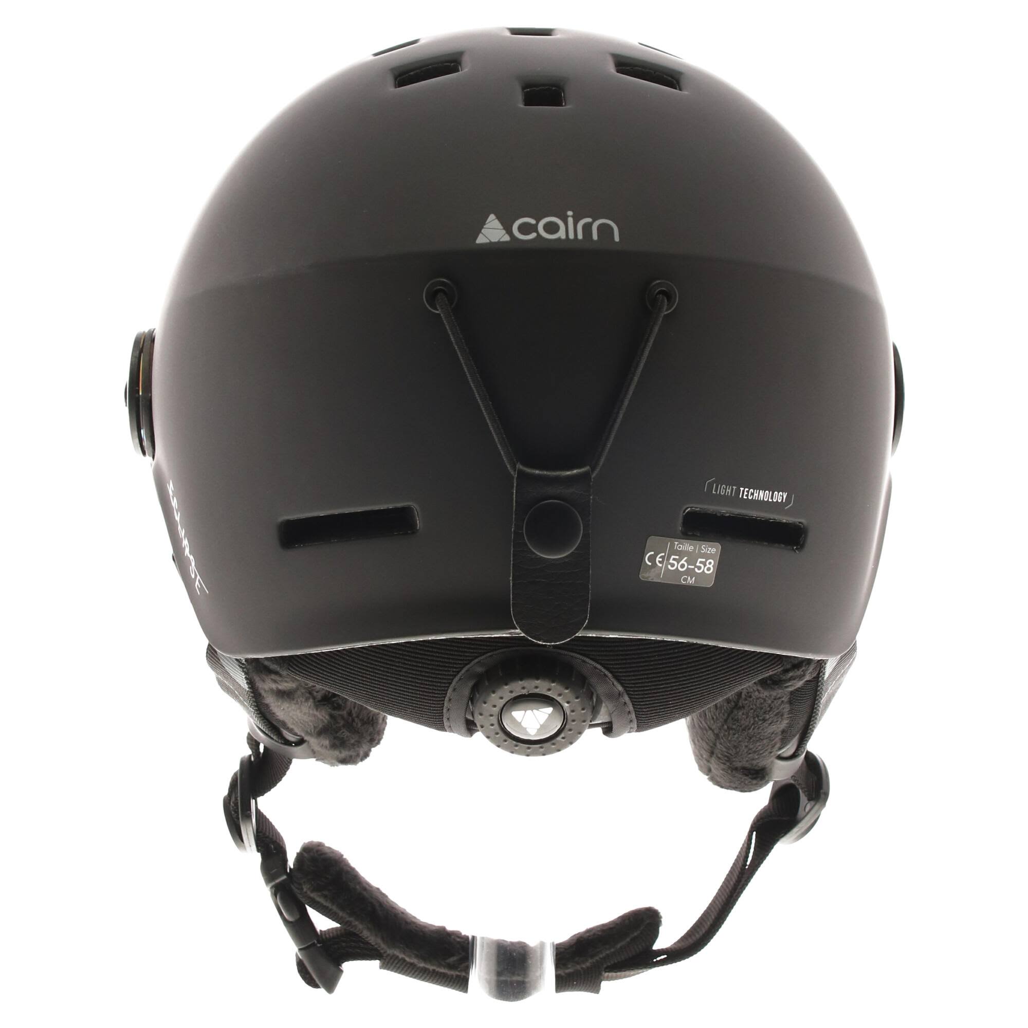 Mat Black Blue Ski Helmet U574360