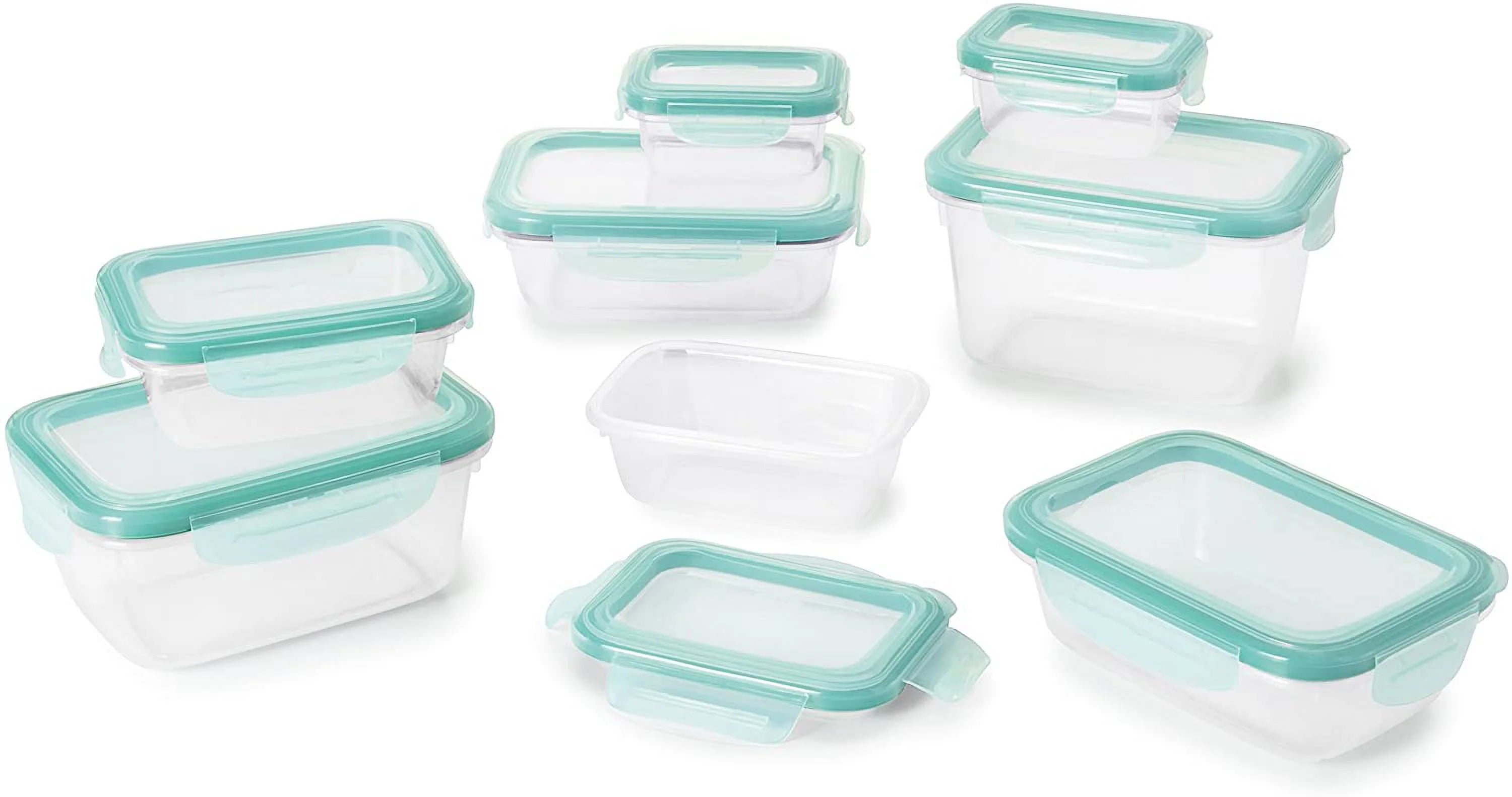 16 Piece Leakproof Plastic Food Storage Container Set D33073