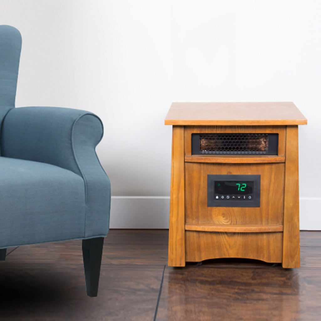 8 Element Infrared Wood Cabinet Heater with Remote Control O699