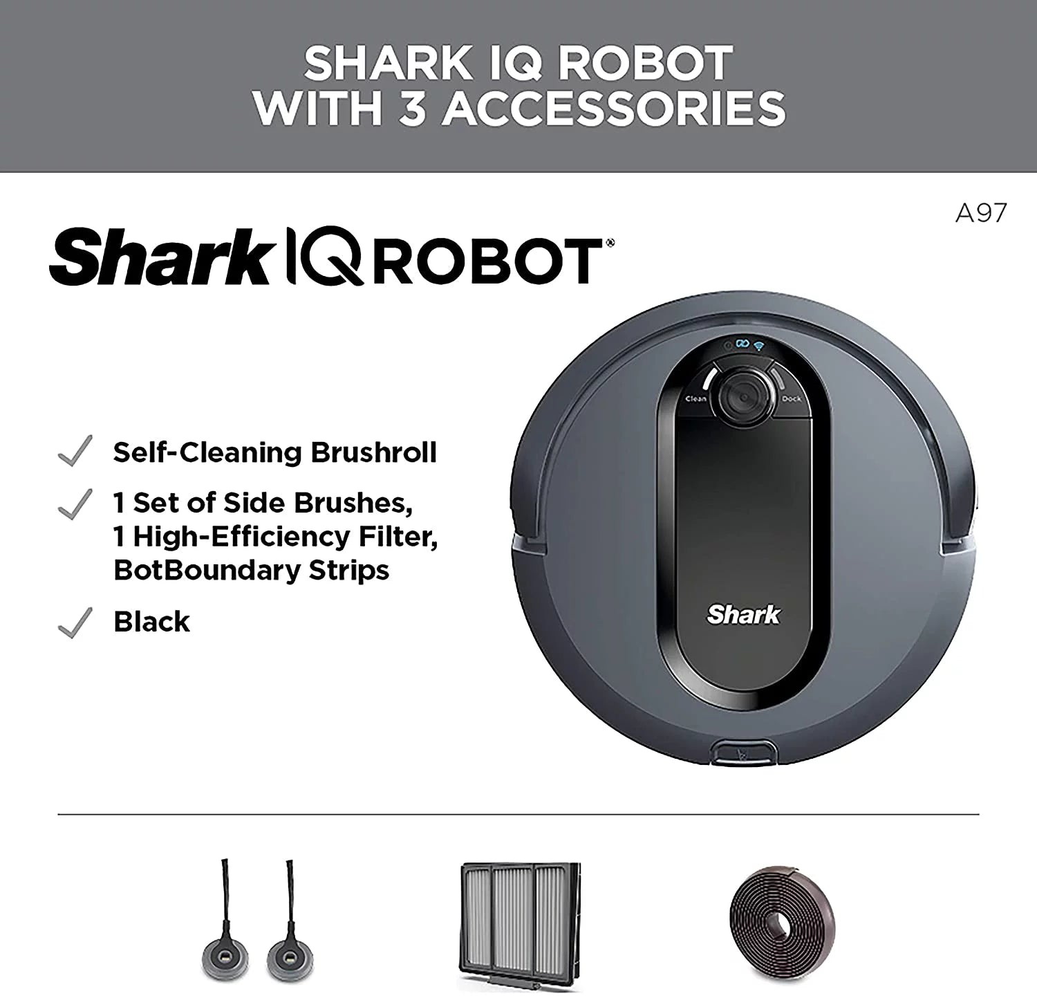 Self Cleaning Brushroll Robot Vacuum N243052