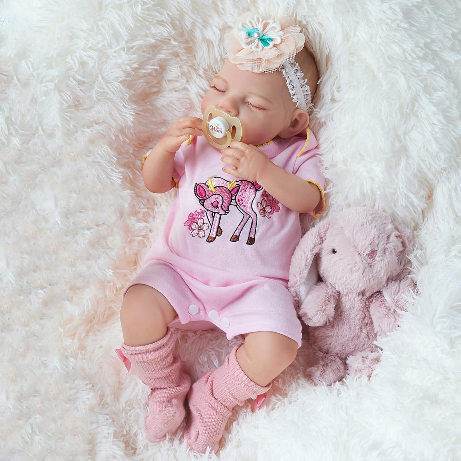 20 Inch Cloth Body Reborn Baby Doll G302262