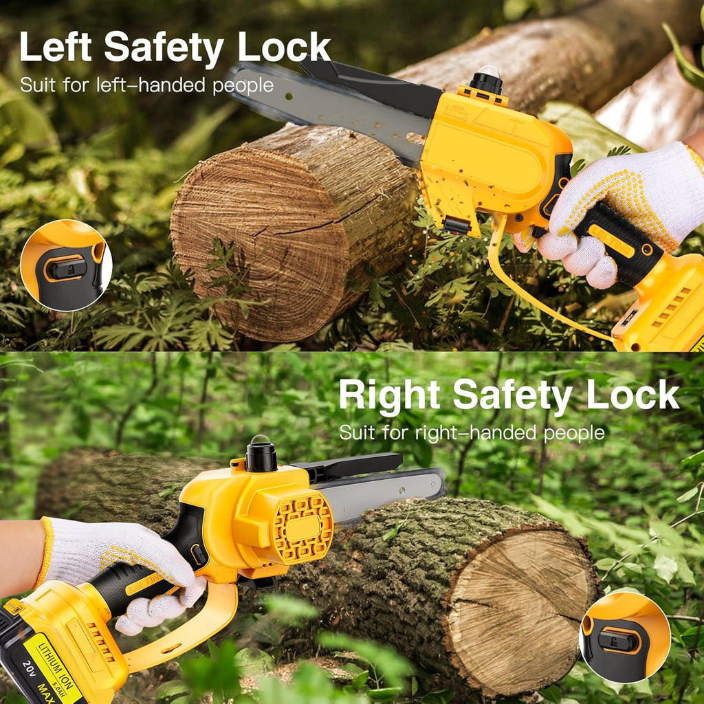 6 Inch Cordless Mini Chainsaw with Brushless Motor L8765