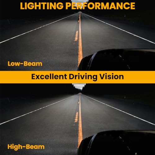 Black Housing Clear Lens Projector Headlights with Sequential LED Turn Signal Lights, L + R Pair Headlamp Assembly J91468