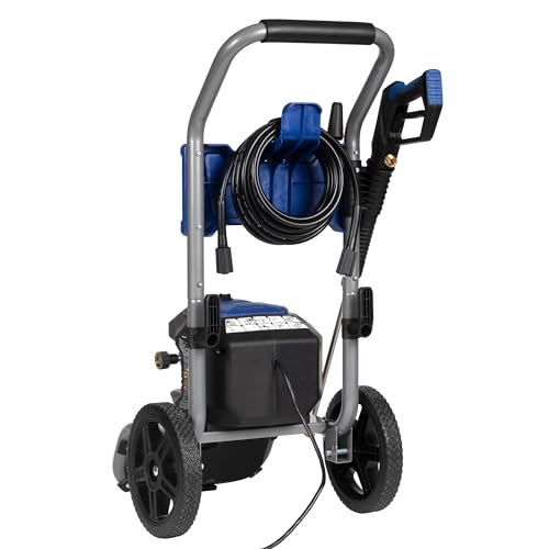 Electric Pressure Washer, 3000 Max PSI, 1.76 Max GPM, Induction Motor, Onboard Soap Tank, Spray Gun and Wand, 5 Nozzle Set S427