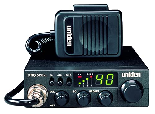 Compact 40-Channel CB Radio - Black V644