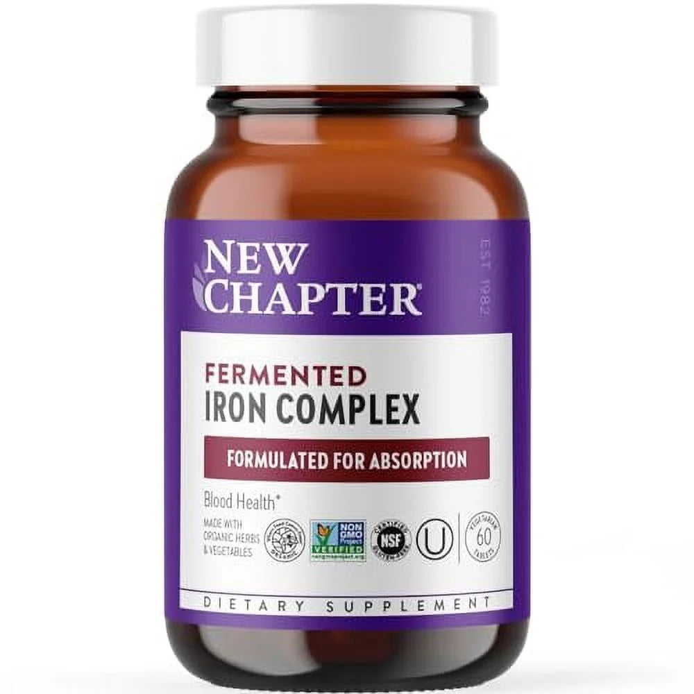 Whole-Food Fermented Iron Complex Supplement, 60ct P5665