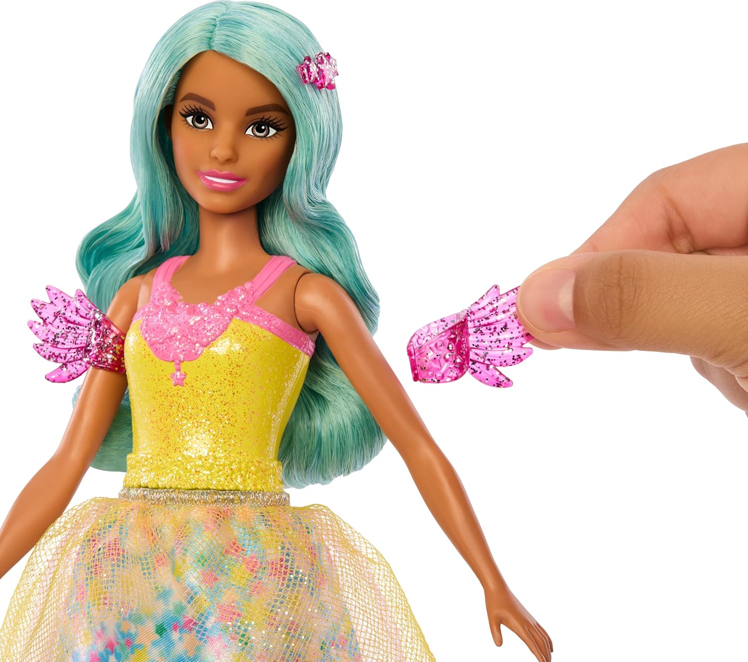 Barbie Teresa Fashion Doll with Fantasy Outfit, Pet, Leash & Styling Pieces I403