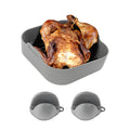 Square Air Fryer Silicone Liner with Gloves V3283