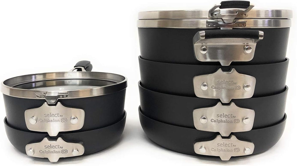 9pc Hard-Anodized Nonstick Cookware Set D994974