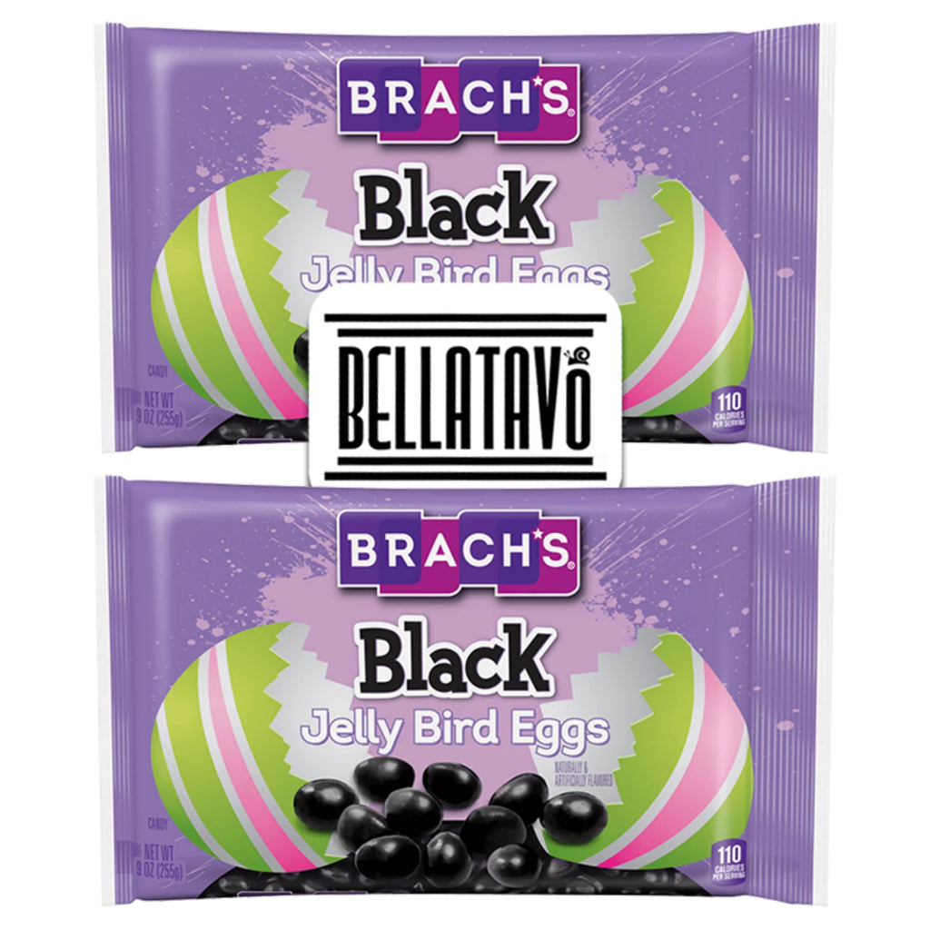 Black Jelly Beans Bundle, Two 9 Oz Bags L49784