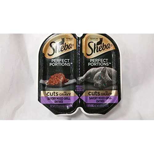 Wet Cat Food Cuts in Gravy Savory Mixed Grill Entree A216746