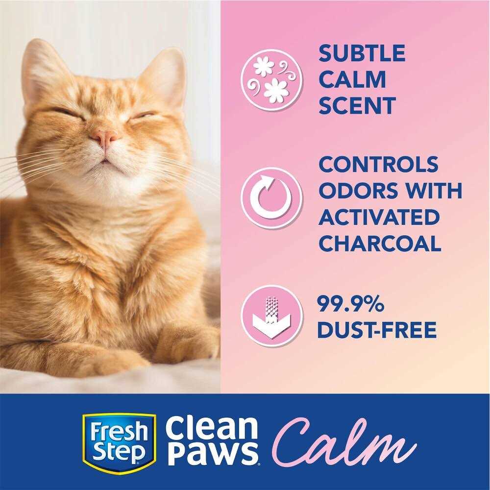 Fresh Step Clean Paws Calm Cat Litter C73421