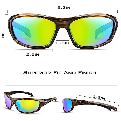 Polarized Sport Sunglasses, Wrap Sunglasses U68903