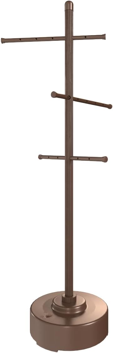 Brown Freestanding Pool Towel Rack H3787