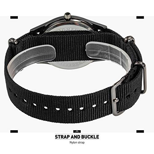 Mens Analog Watch with Slip-Thru Nylon Band G77990
