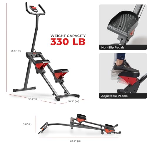 Stair Stepper with Handlebar Climber Machine W679