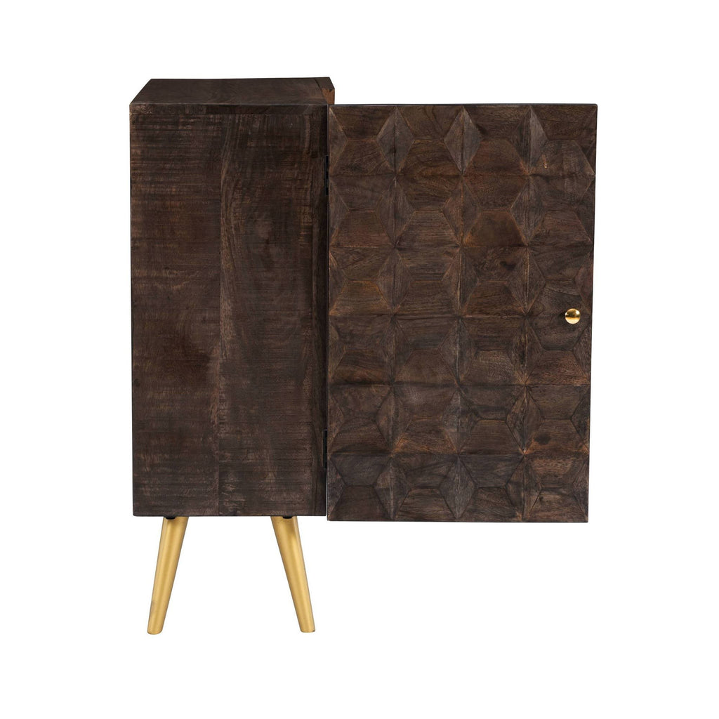 2 Door Brown Cabinet O437073