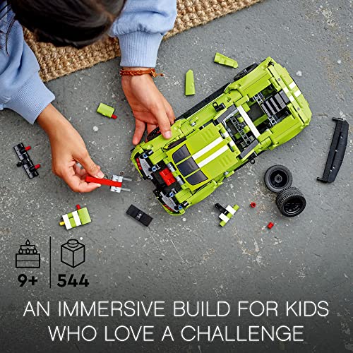 LEGO Technic Ford Mustang Shelby GT500 Building Set 42138 Pull Back Drag Race Toy Car Model Kit C3824