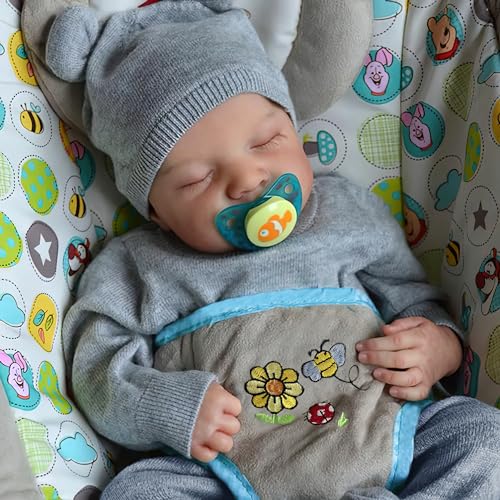18 Inch Gray Realistic Reborn Baby Doll Y445